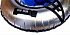 Санки надувные Тюбинг Neo сине-серый металлик, диаметр 105 см.  - миниатюра №2